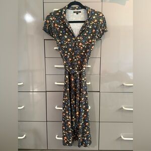 King Louie Floral Midi Dress